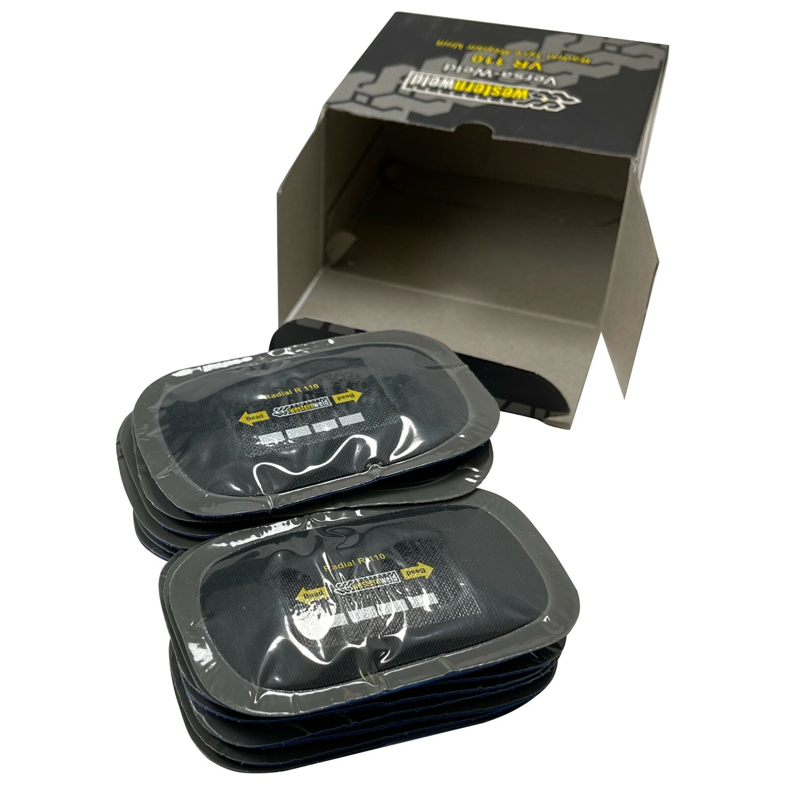 (20) Rectangle 1-3/4" x 3 in Grey Gum Rubber Radial Tire Repair Patch USA