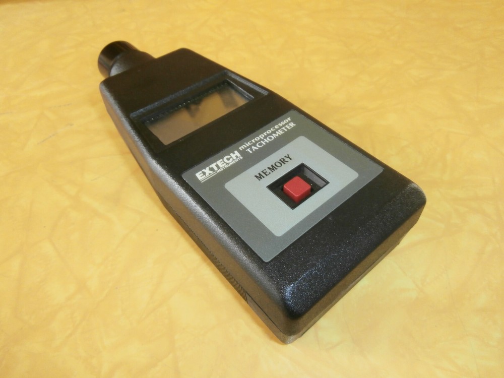Extech Microprocessor Digital Photo Tachometer and Case