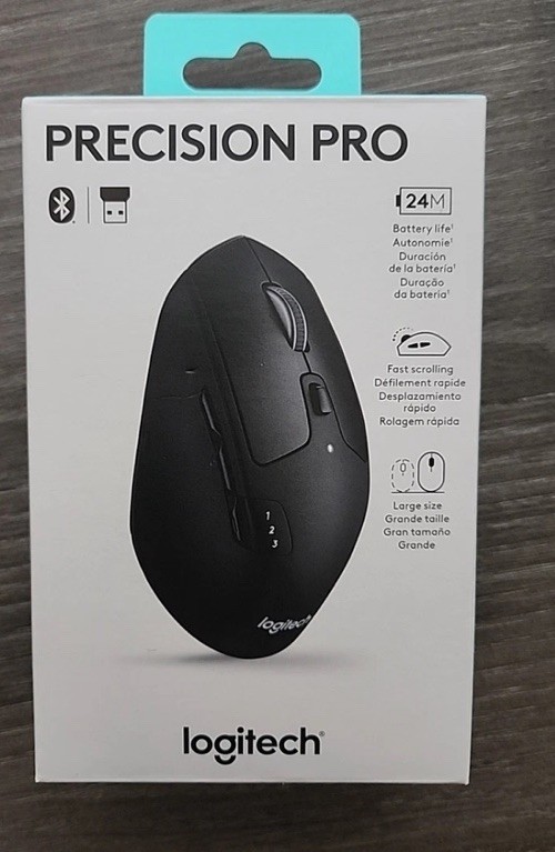 New Logitech Precision Pro Wireless Mouse 910-007450