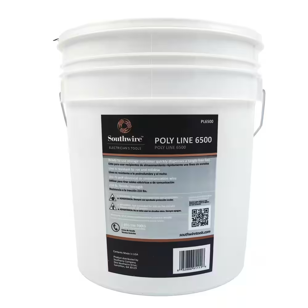 6500 Ft. 210 Lbs. Tensile Strength Poly Line