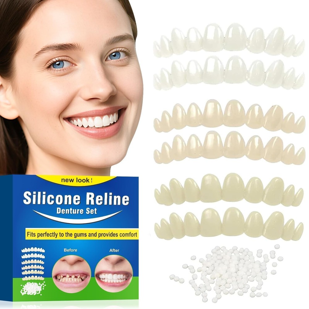 Veneers Teeth for Women, Tooth Replacement Missing Teeth, Upper Veneer...