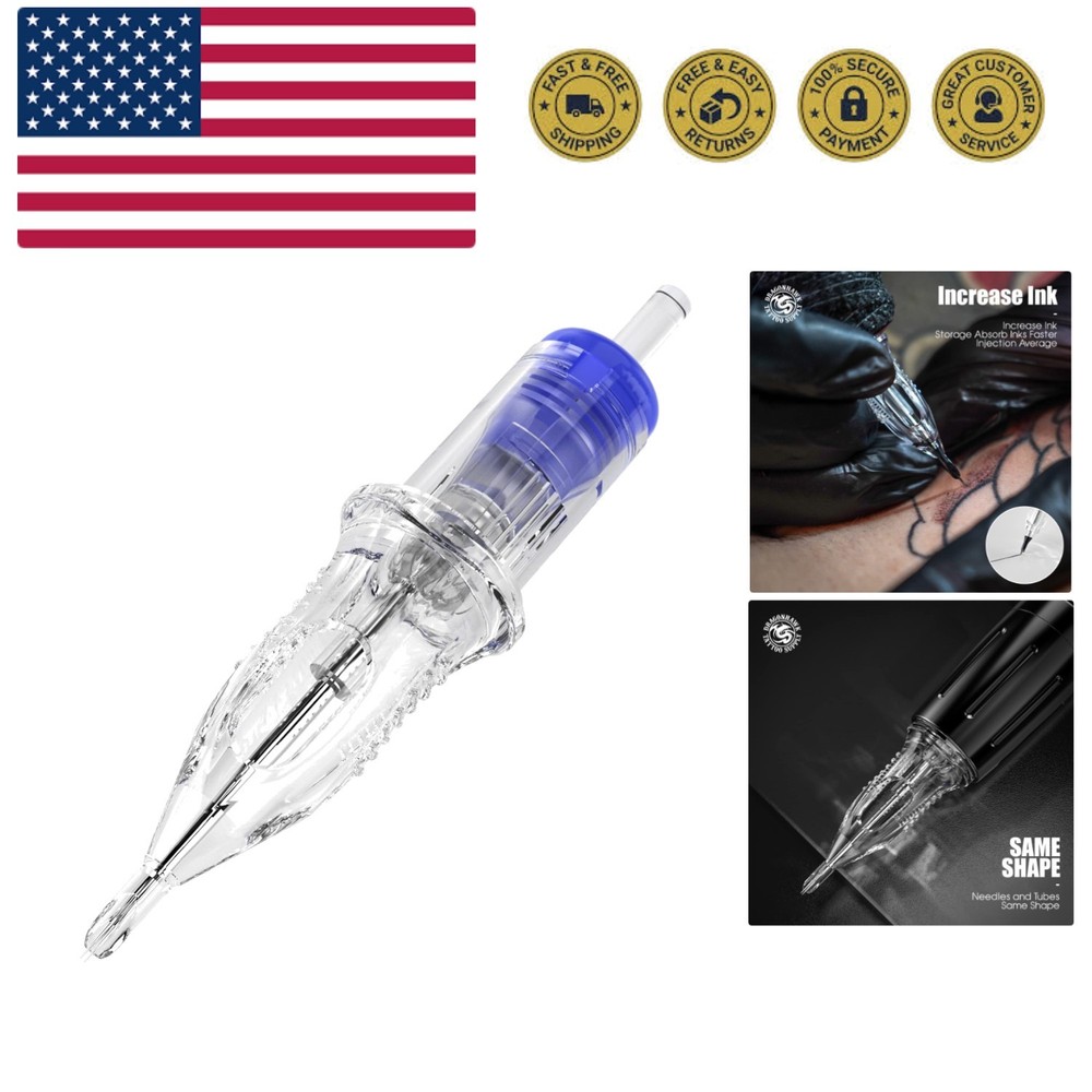 Extreme Tattoo Needles - 20PCS Disposable Round Liner Cartridges 1205RL Profe...