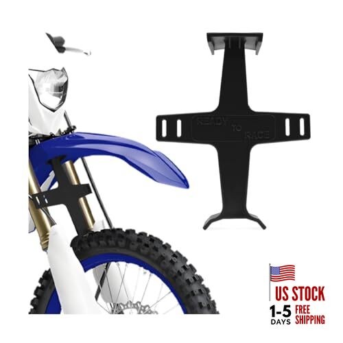 Motorcycle Suspension Fork Support Guard Transportation Protector, Black