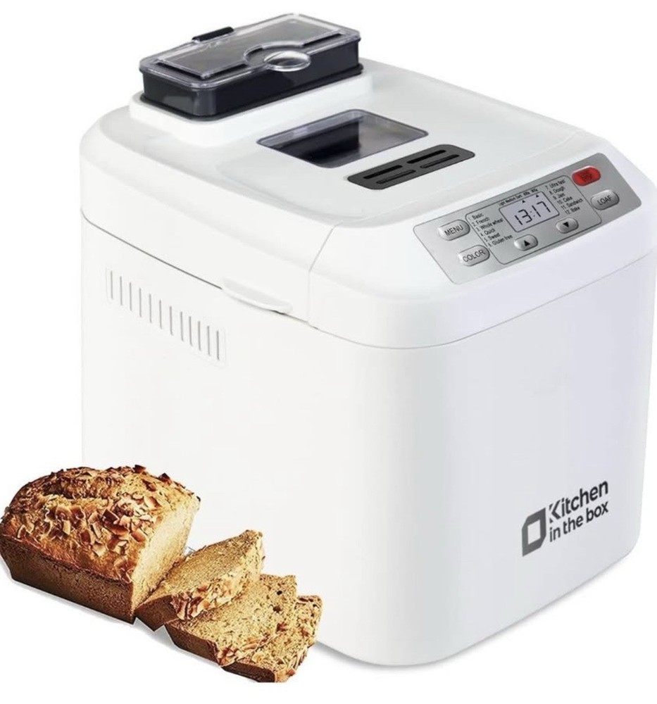 2lb Bread Machine with Auto Fruit Nut Dispenser