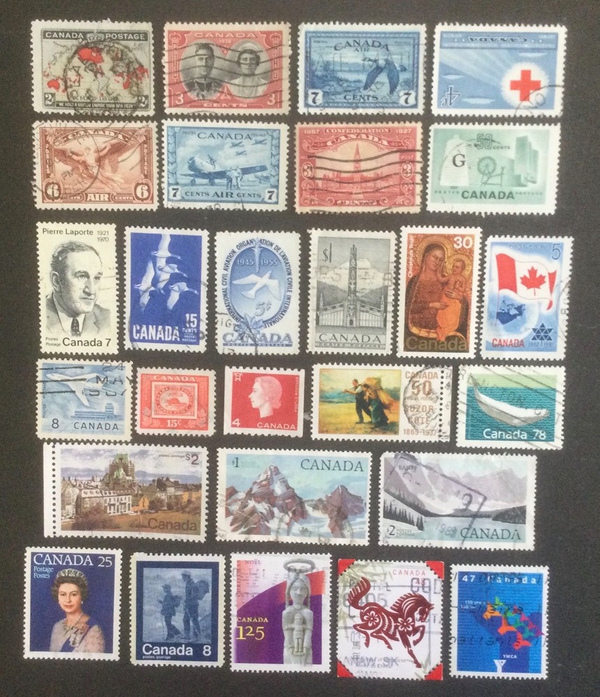 Canada used Stamp Lot #95