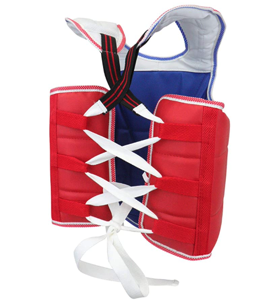 AAMA Solid Reversible Olympic Style Taekwondo Chest Guard Protector Size # 0