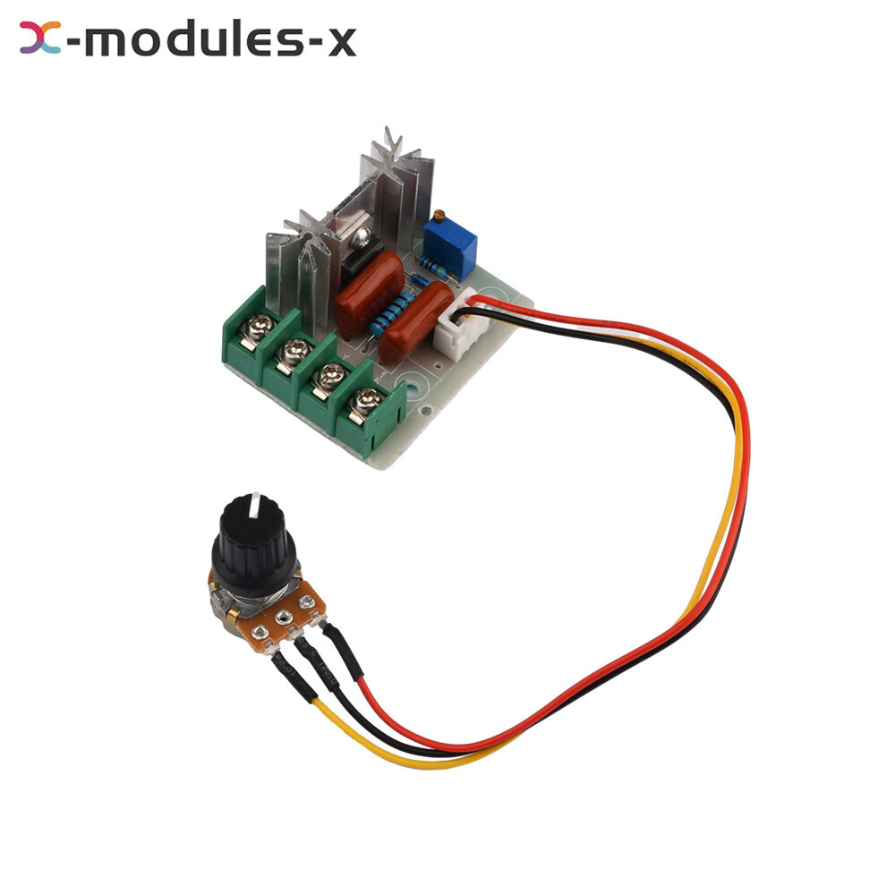 AC50-220V 2000W Voltage Regulator Module Motor Speed Controller Light Dimmer Kit