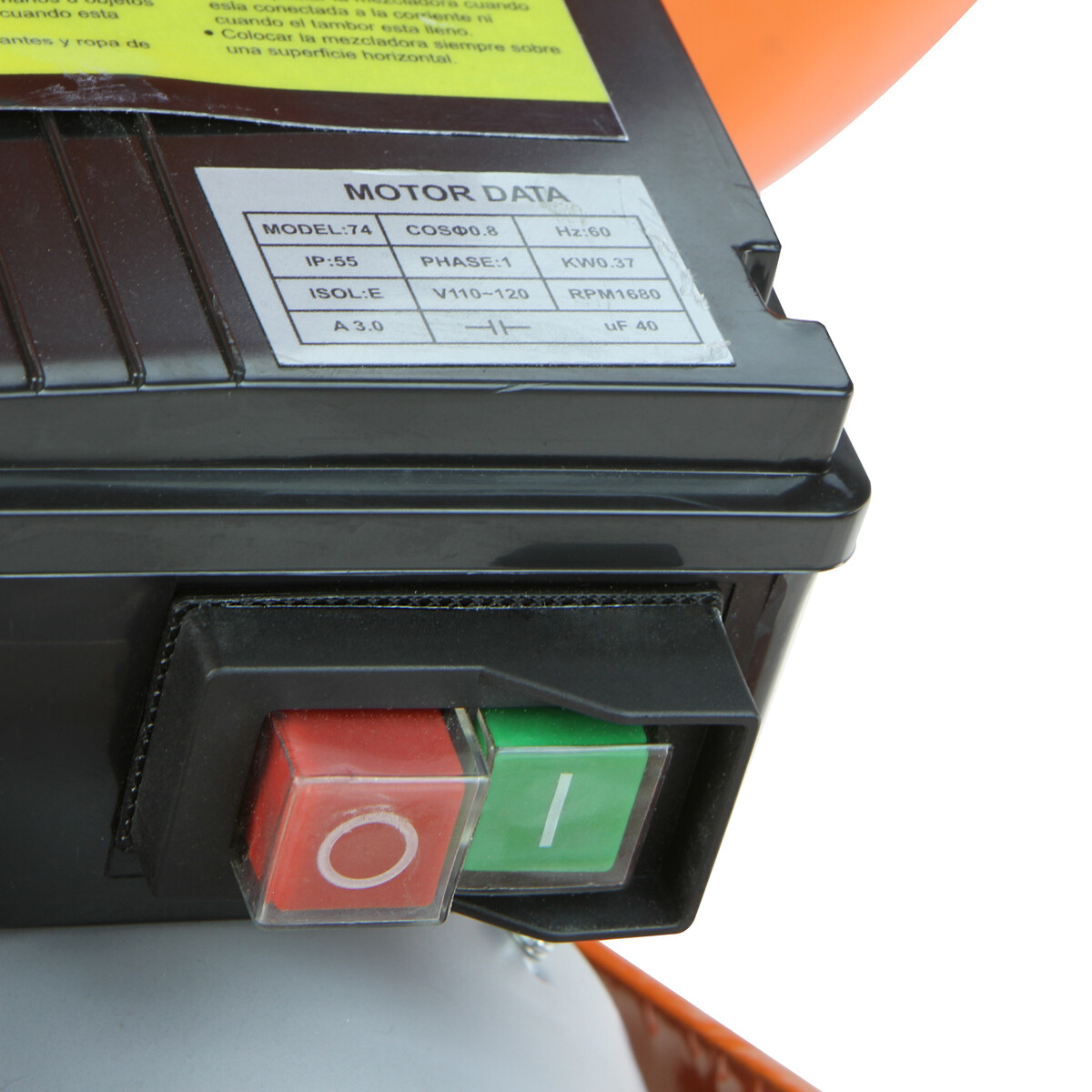 Stark USA Portable 5.0 Cu Ft Electric Cement Mixer Stucco Mortar Concrete 1/2HP