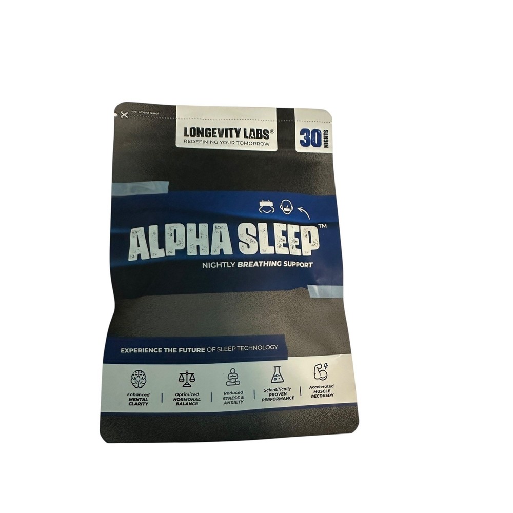 Longevity Labs Alpha Sleep Nightly Breathing Support 30 Nights