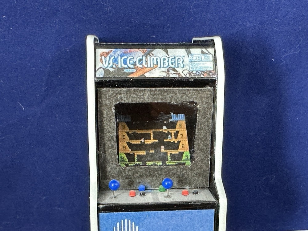 Custom Mini Arcade Machine Model (1:18 Scale): Ice Climber