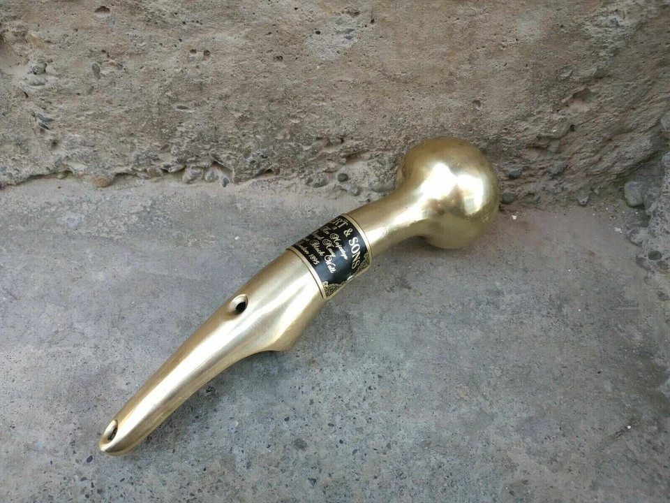 Handmade Solid Brass Head Handle for Wooden Walking Cane