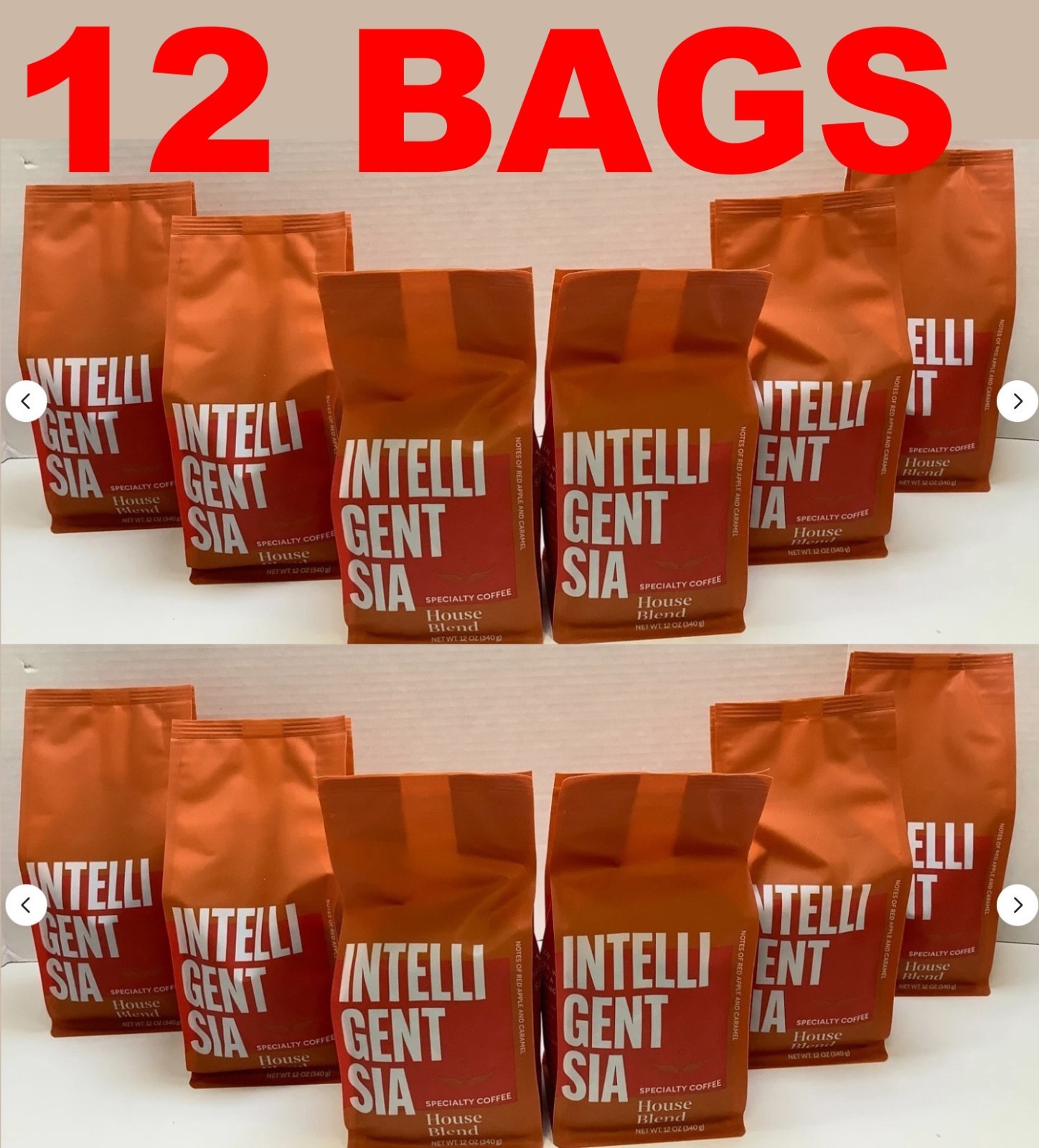 Intelligentsia Light Roast Whole Bean Coffee, House Blend, 12oz  ☕MAR/2026☕