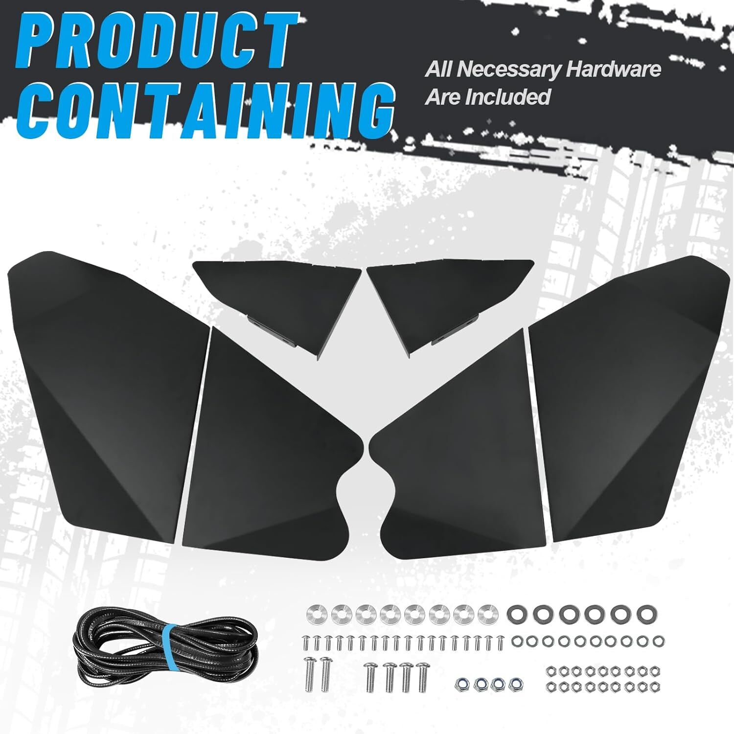 For 2020-2024 CFMOTO ZFORCE 950 Lower Door Half Panel Inserts 2 Doors Aluminum