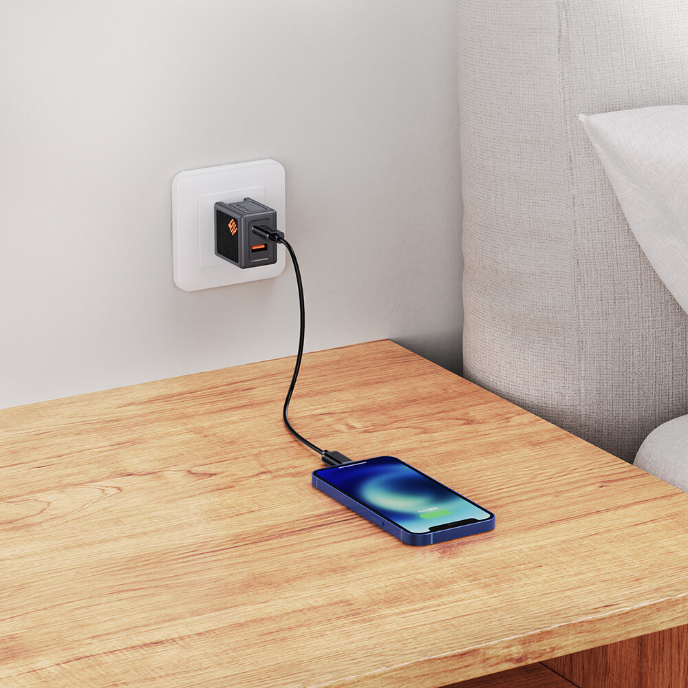 USB-C Fast Charger Block Type C Wall 30W Power Foldable USB Wall Charger Adapter