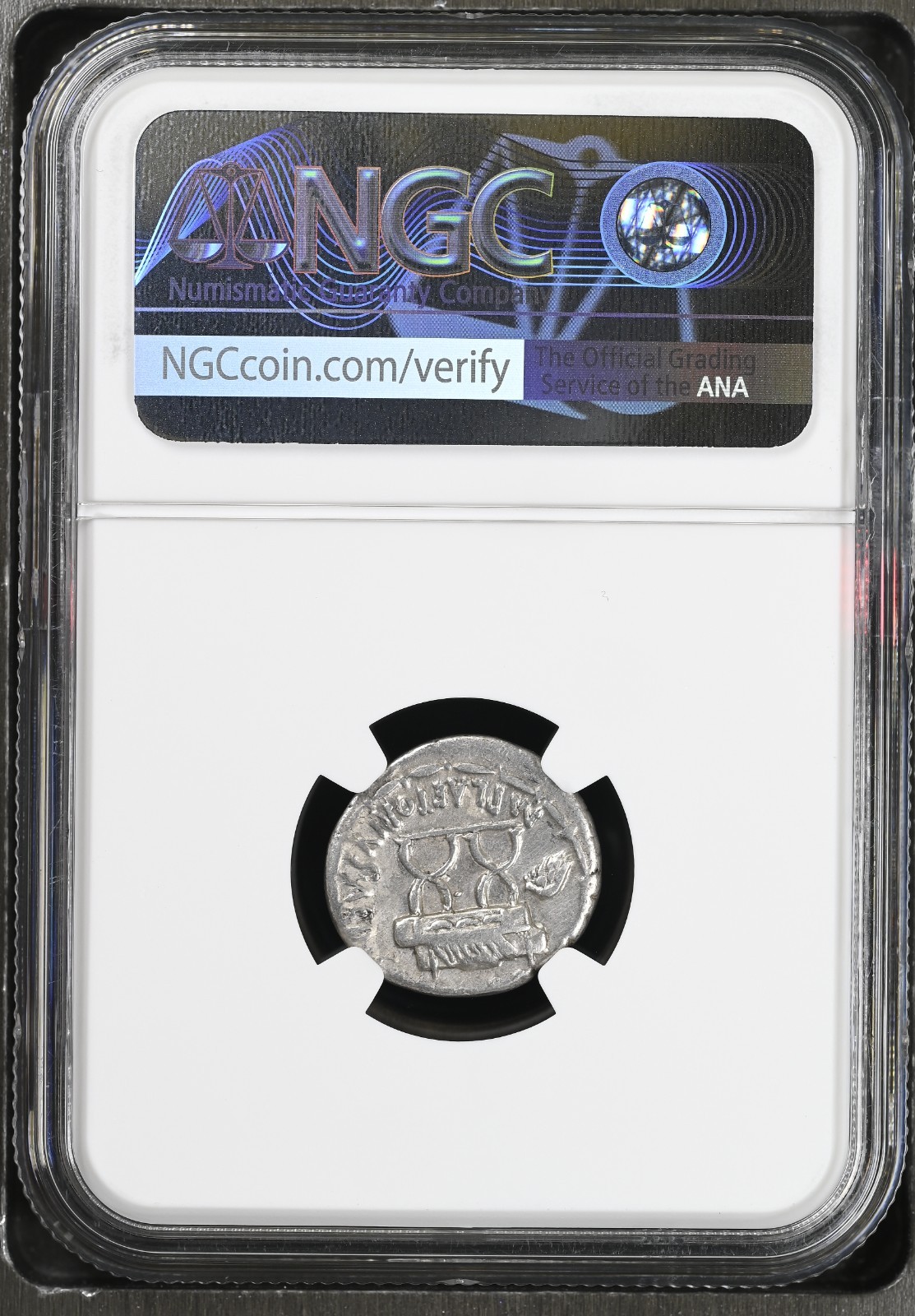 Roman Republic - M. Plaetorius M.f. Cestianus (ca. 67/57) Denarius - NGC CH Fine