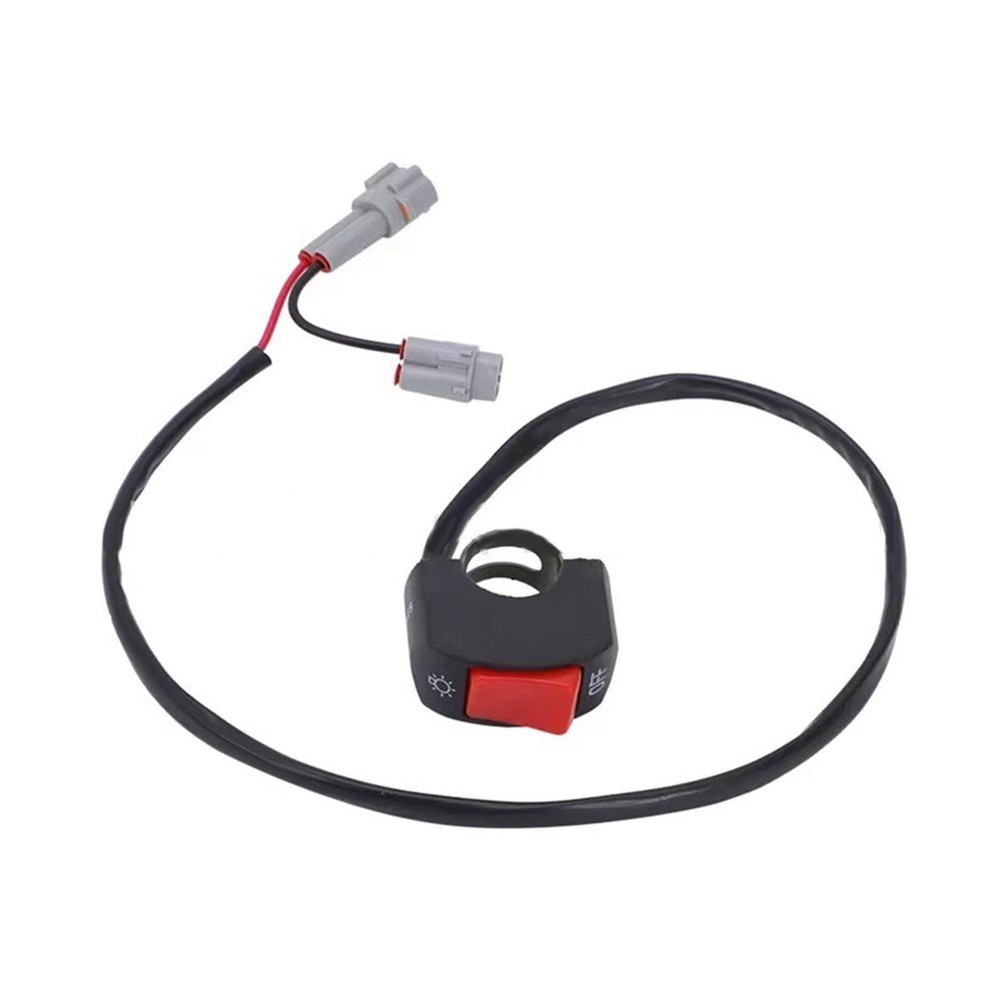 Handlebar Switch Handlebar On/Off 1 Set Accessories Black Headlight Switch