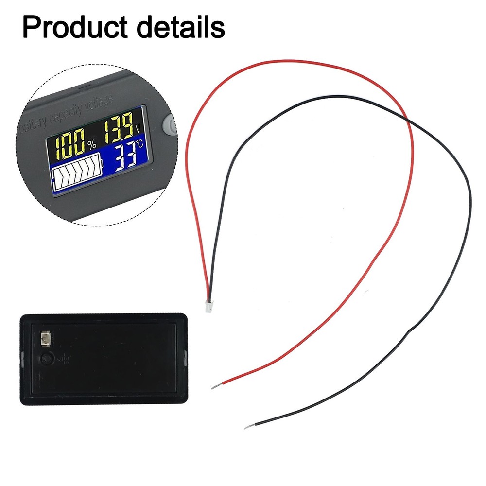 Digital Display Battery Meter Vibrant LCD Color Screen Multifunctional Display