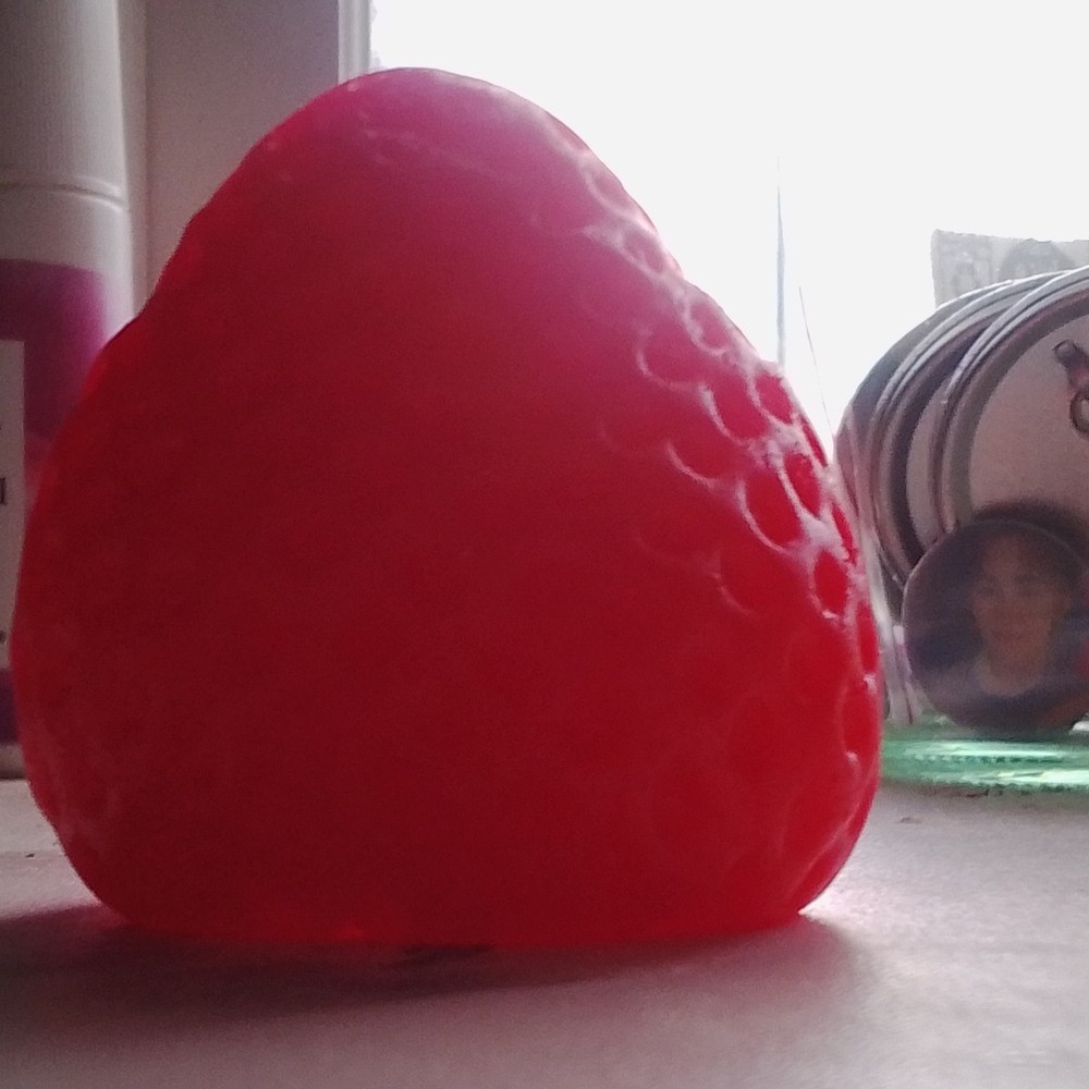 Red Strawberry-Shaped squishy