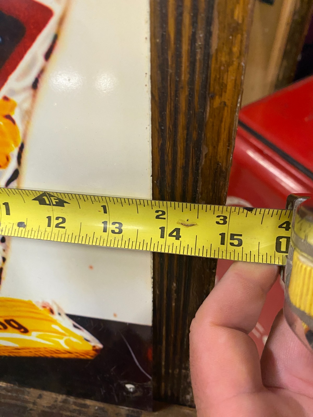 Tom's Snacks Metal Sign 13 3/4" x 21 3/4" GAS OIL COLA SODA TIME OUT FOR TOM'S