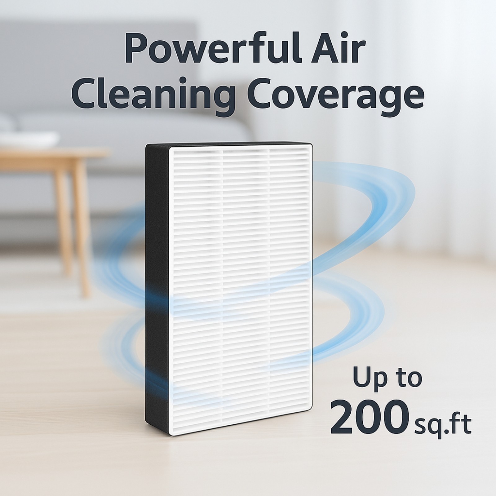 HEPA Filter F1 For Filtrete Air Purifier C01 T02 FAP-C01BA-G1 FAP-T02WA-G1, 6PK