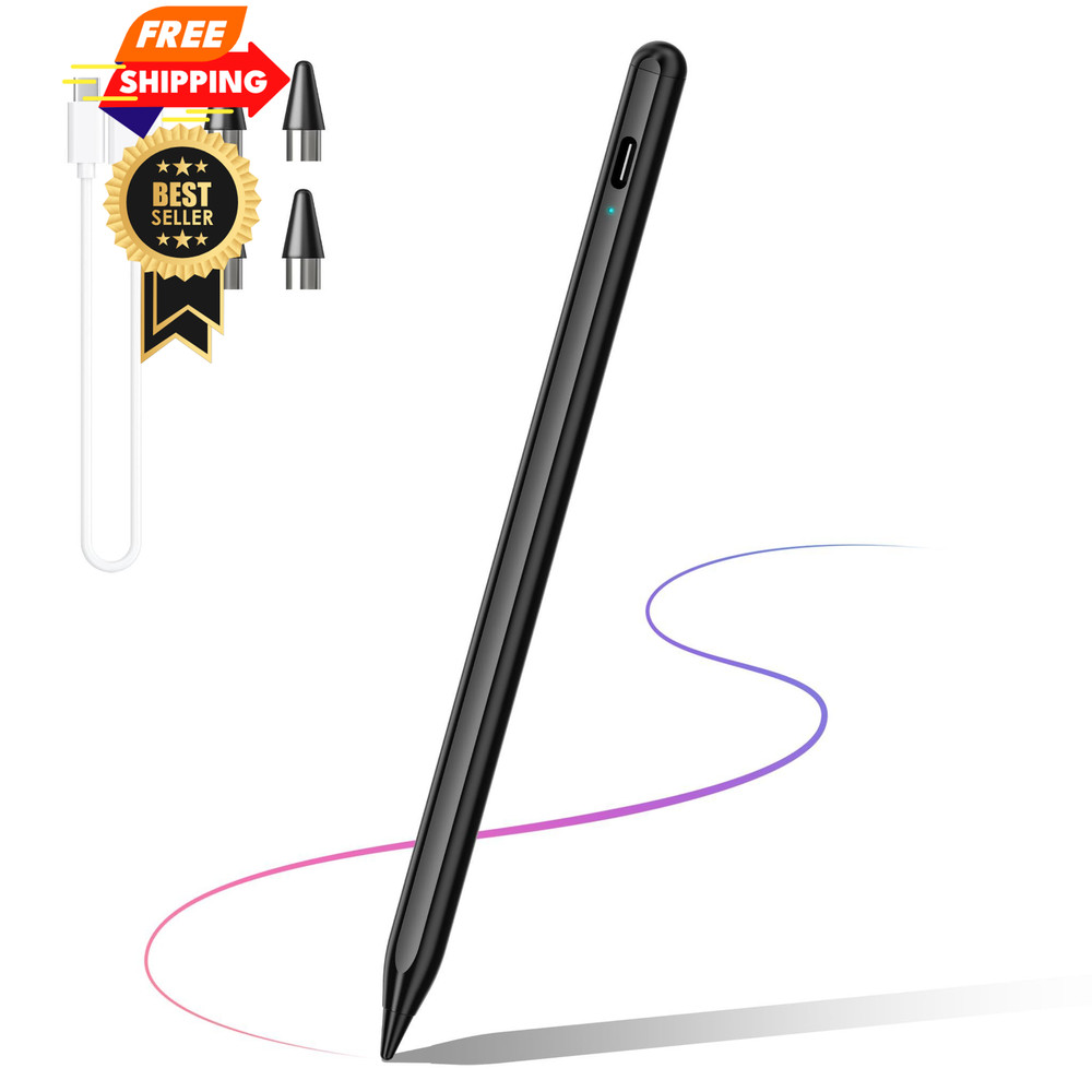 Stylus Pen for Touchscreen, Compatible with Universal, Black