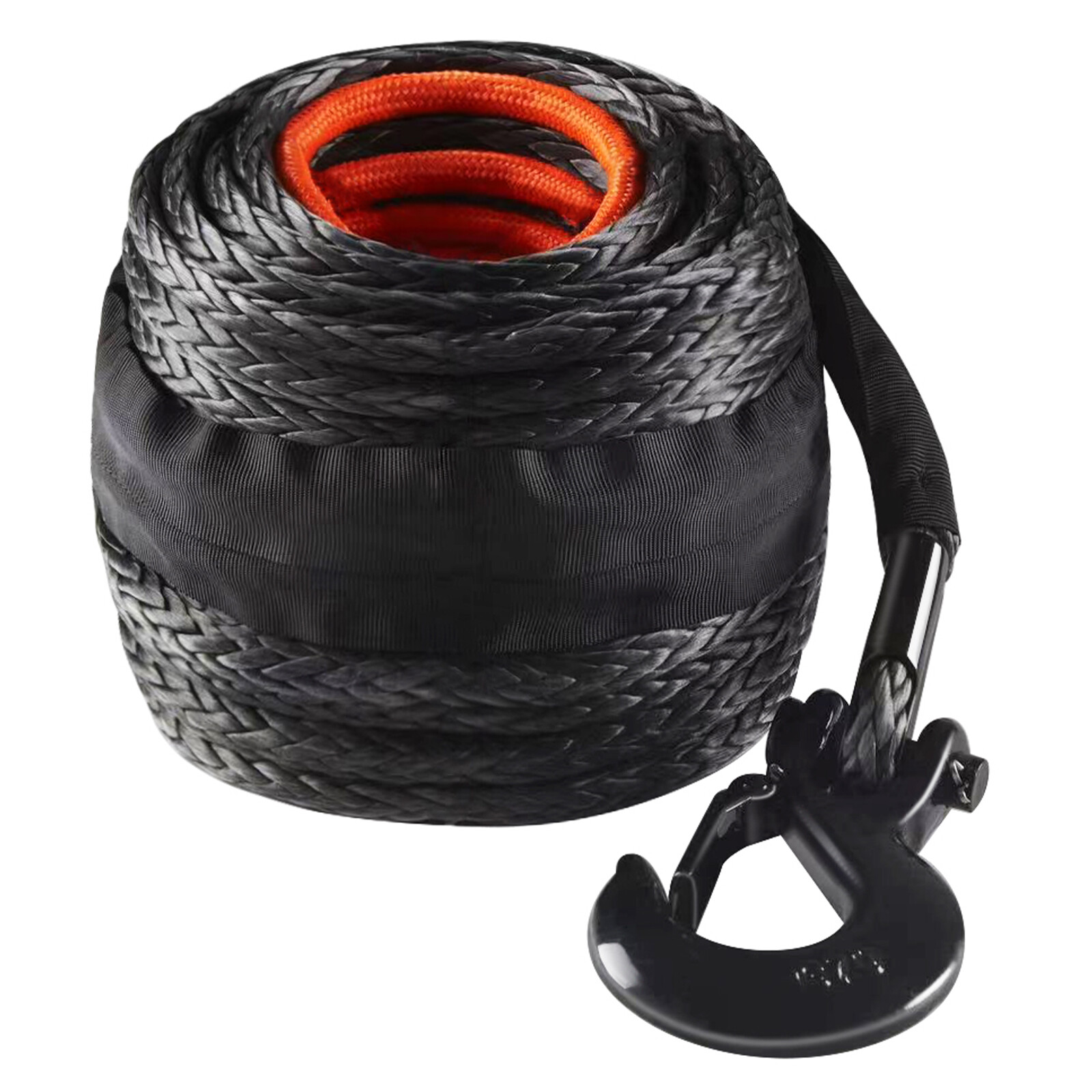 VEVOR Synthetic Winch Rope Winch Line Cable 3/8" x 100' 26500 lbs for SUV Truck
