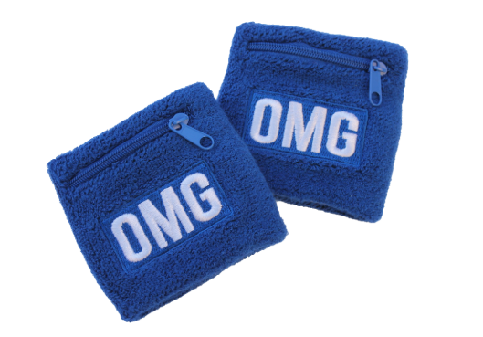 OMG® Zipper Pocket Wristband