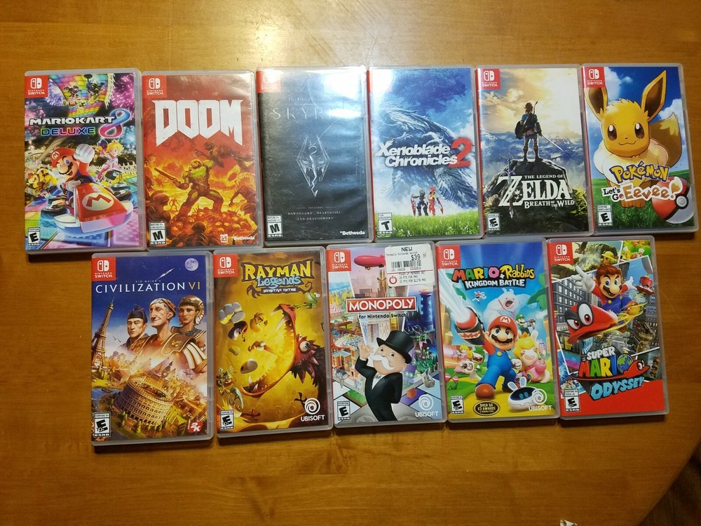 Nintendo Switch EMPTY Authentic Original Case COMPLETE Zelda Mario Sonic Pokemon