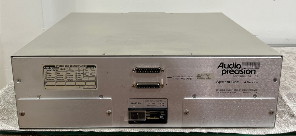 Audio Precision SYSTEM ONE A Version