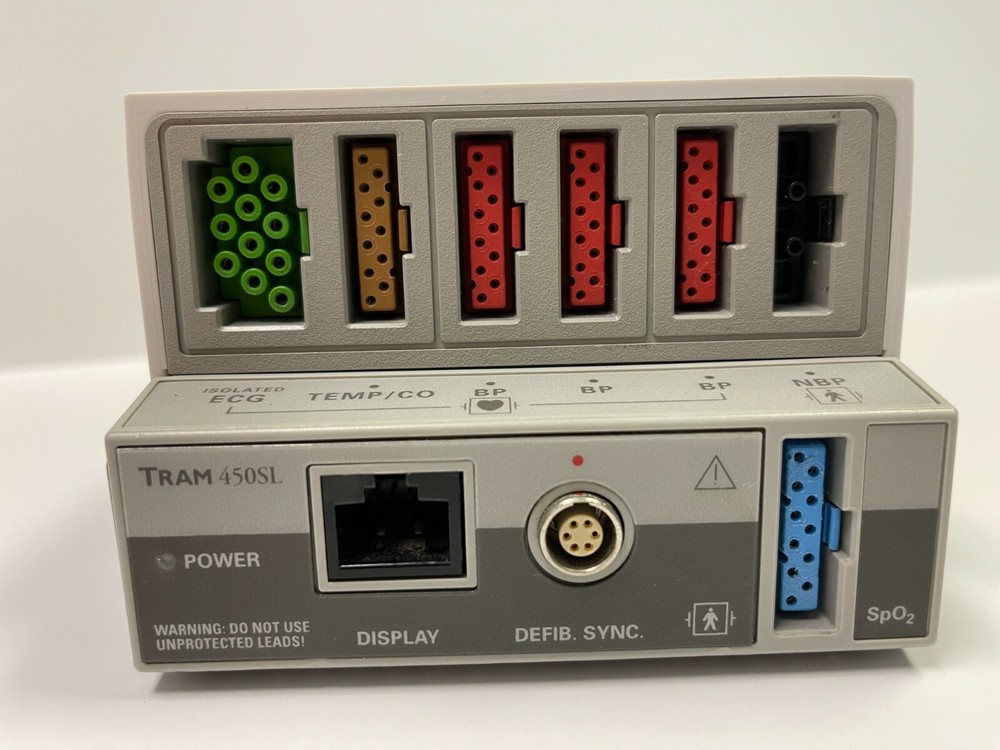 GE Marquette Tram 450SL Multi-Parameter Module w/ Nellcor SpO2