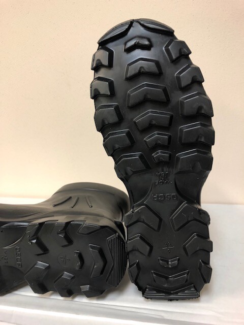 BLACK WATERPROOF Hunting Fishing Farming Mud Safety Toe PROTECTIVE WORK BOOTS