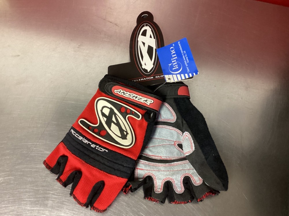 Bicycle Gloves ~ Accelerator ~ Half Finger ~ Accel Team RED ~ Cycling ~ MEDIUM