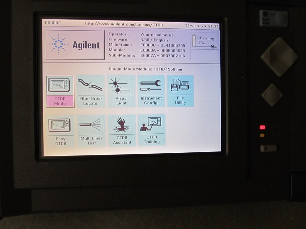 Agilent E6000C Mini OTDR E6003A Module & E6006A ***Pls Read