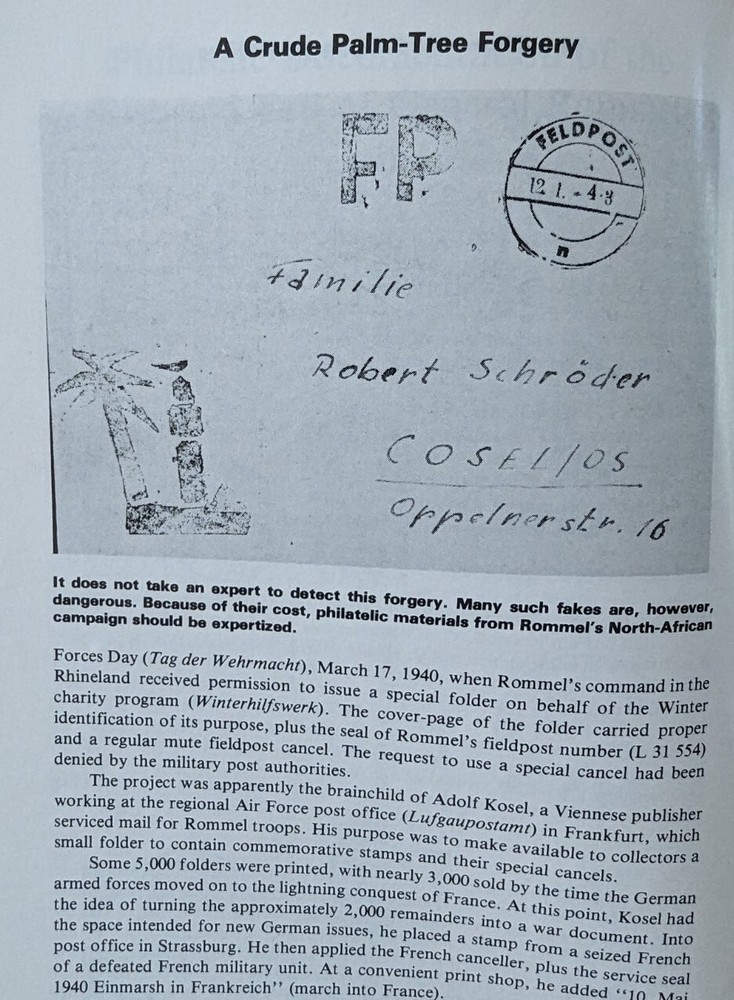 German Postal Specialist Aug 1984 Philately & Rise & Fall Of Rommel