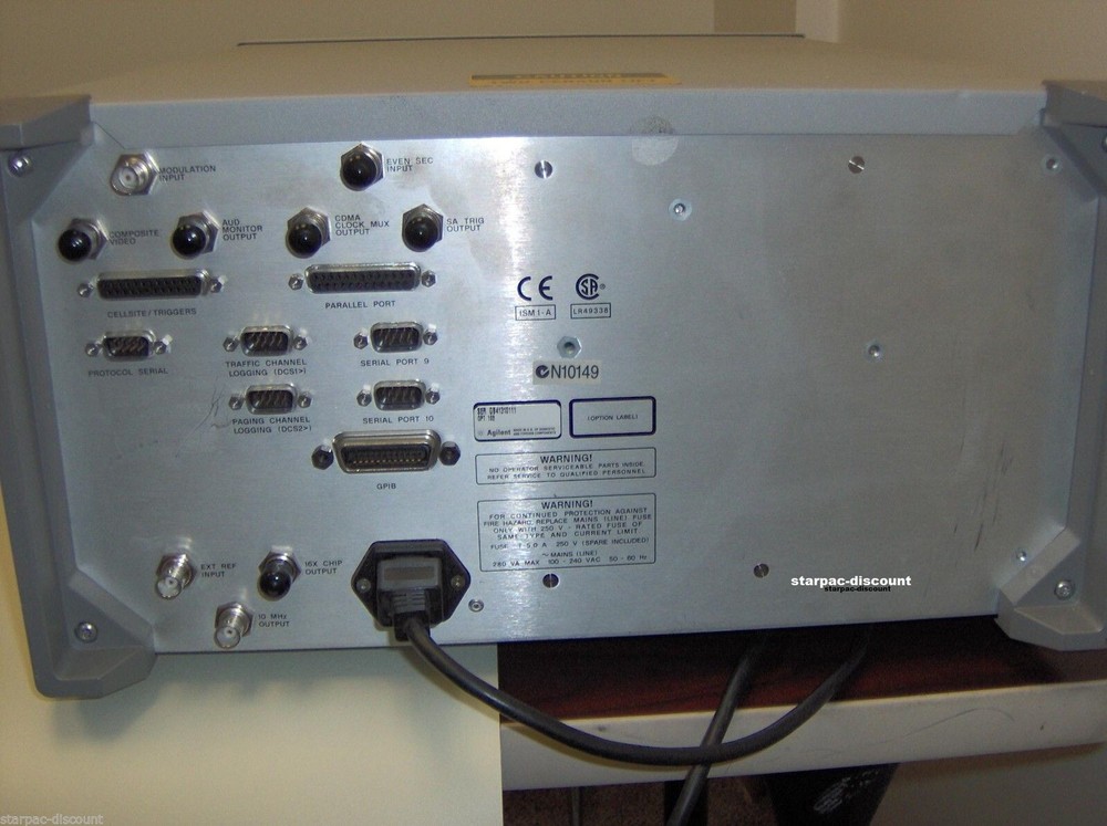 HP Agilent E8285A CDMA/PCS Mobile Station Test Set with Spectrum Analyzer