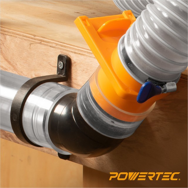 4" Three-Machine Dust Collection Kit
