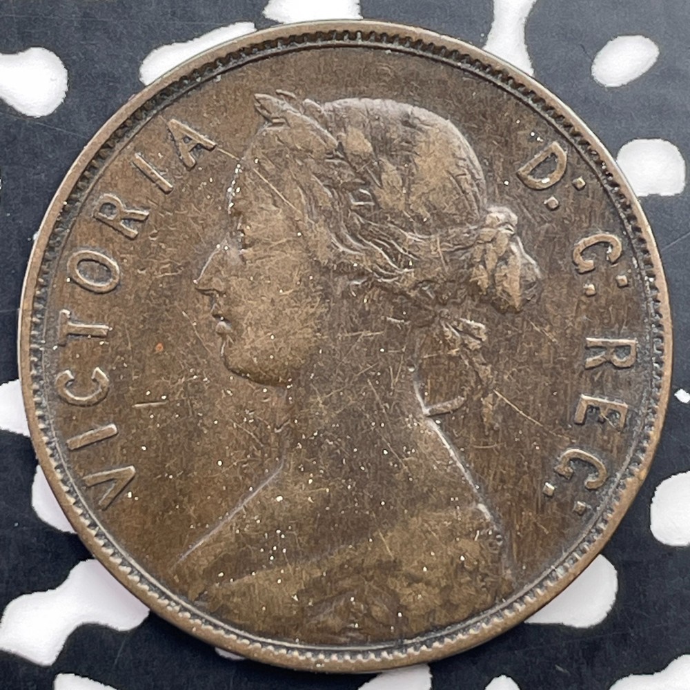 1873 Newfoundland Large Cent Lot#C2887