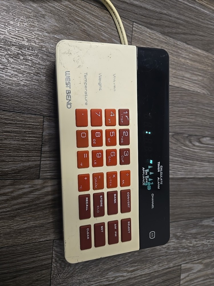 1981 West Bend Kitchen Controller Multi-function Advanced Appliance WORKS VTG