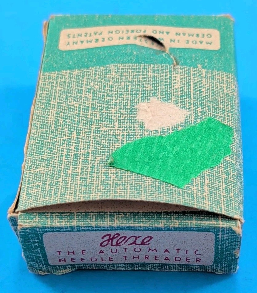 Vintage Hexe Automatic Needle Threader with instructions Germany