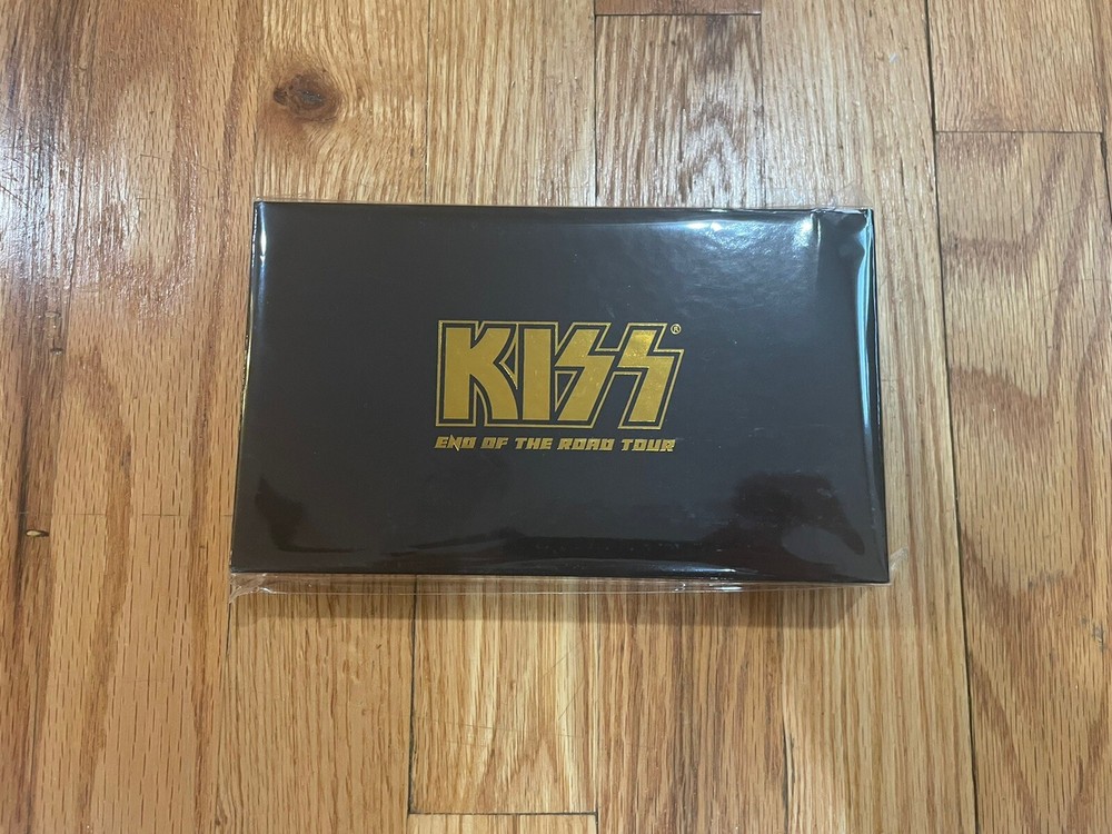 KISS End Of The Road Tour FINAL SHOW 24k Gold PLATE Ticket *SEALED* RARE 12/2/23