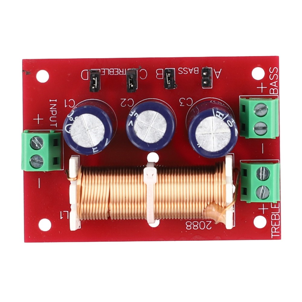 Adjustable 400W 2 Way Audio Bass Speaker Crossover Filter Frequency Divider