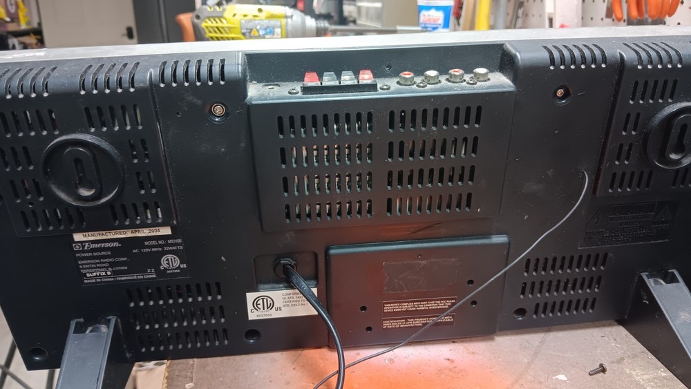 Emerson MS3103 Triple-Play Linear 3CD Changer Plays With Issues (Read)