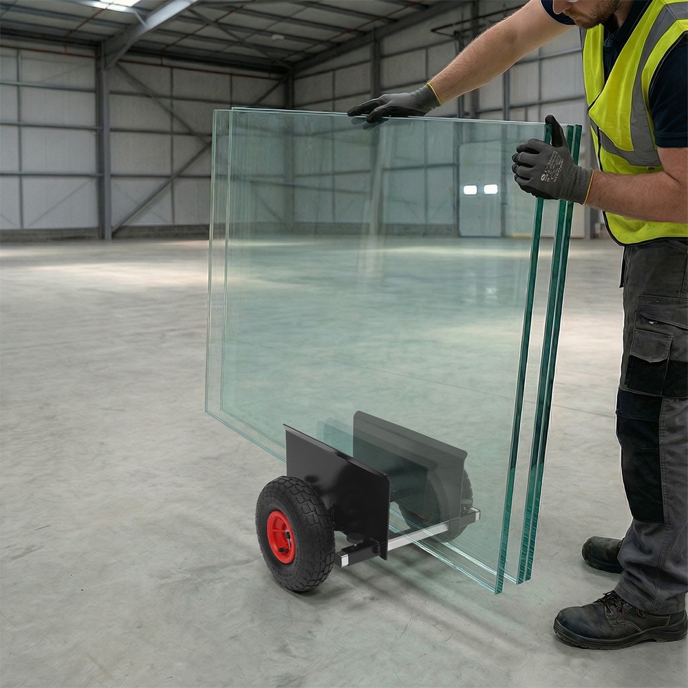 Heavy Duty Panel Dolly Adjustable Panel Dolly with 10" Pneumatic Wheels