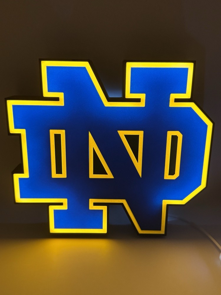 Notre Dame - Light Up LED Sign