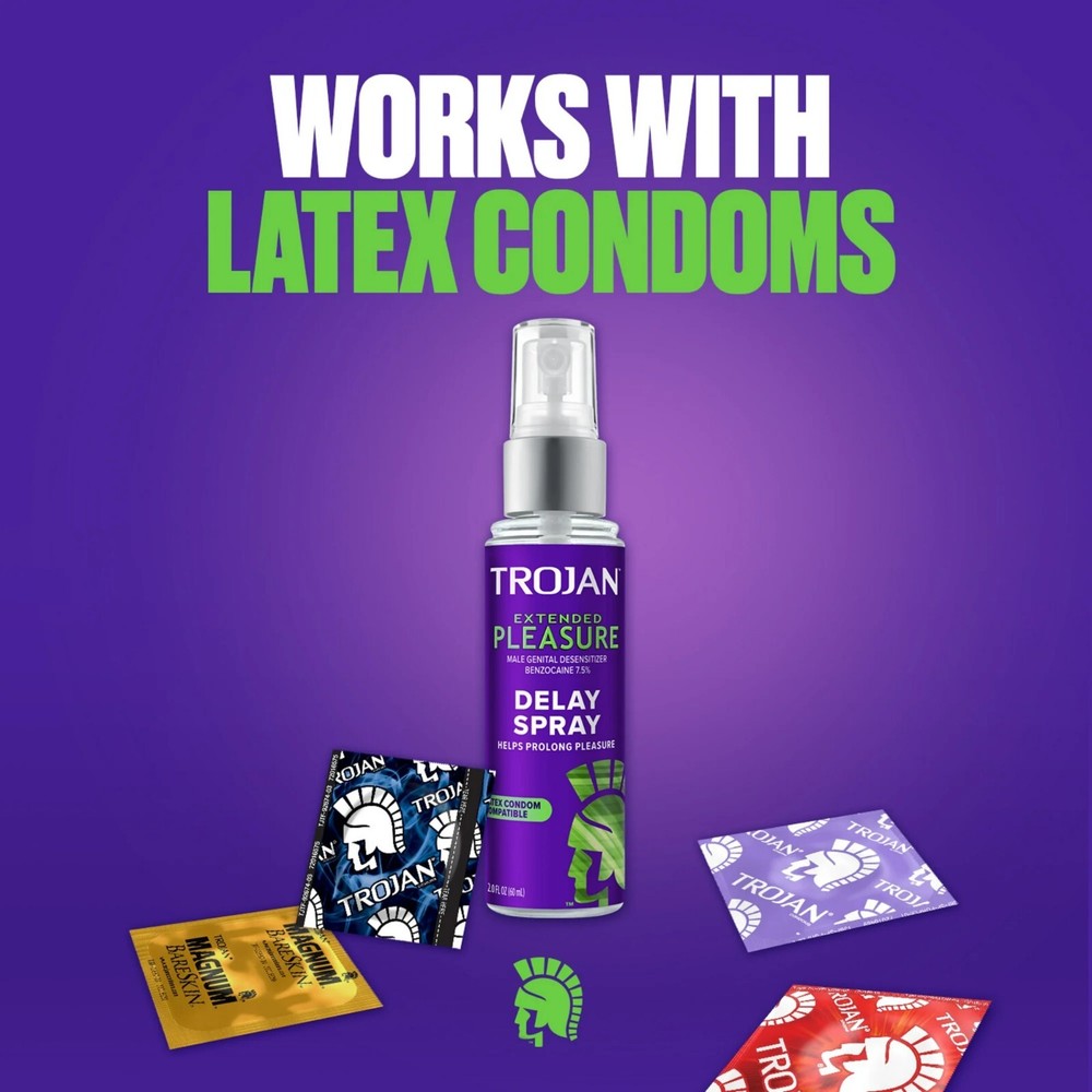 Extended Pleasure Delay Spray for Men, 2.0 Fl Oz.