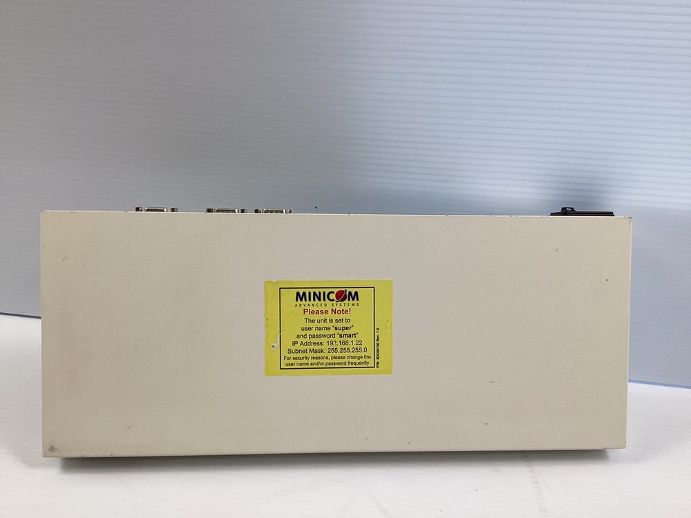 SWITCH MINICOM CAT5 SMART SWITCH IP