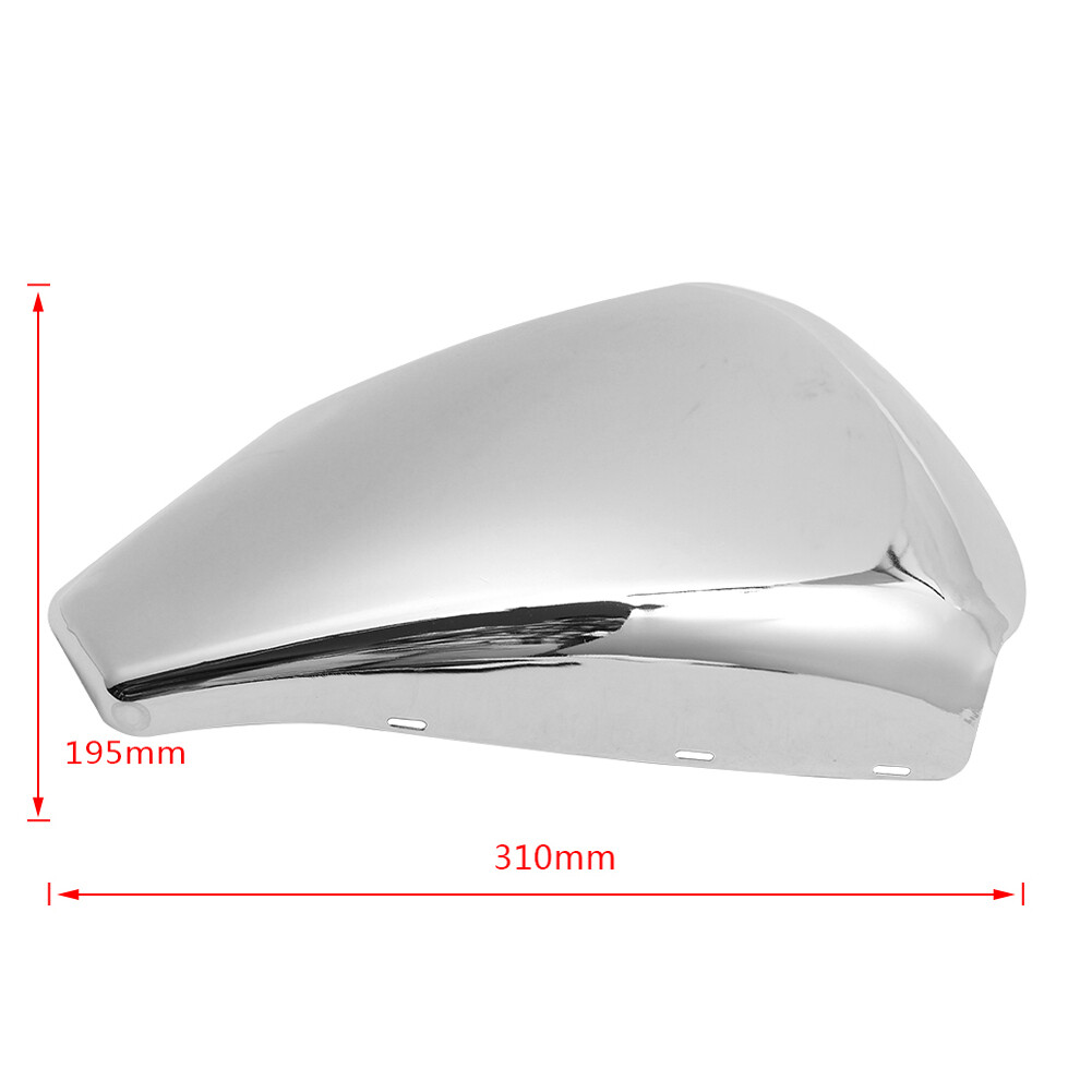Chrome Left Side Battery Cover Fit for Harley Sportster 1200 Iron 883 2004-2013