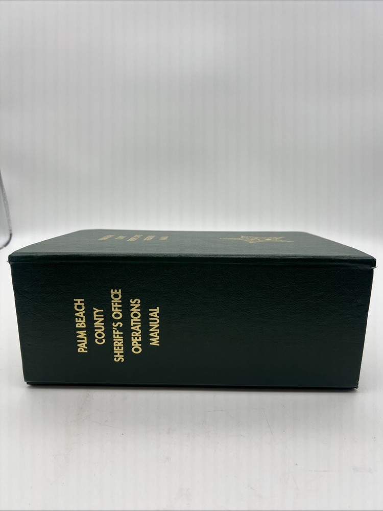 Palm Beach County Sheriff’s Office Operations Manual (J2)