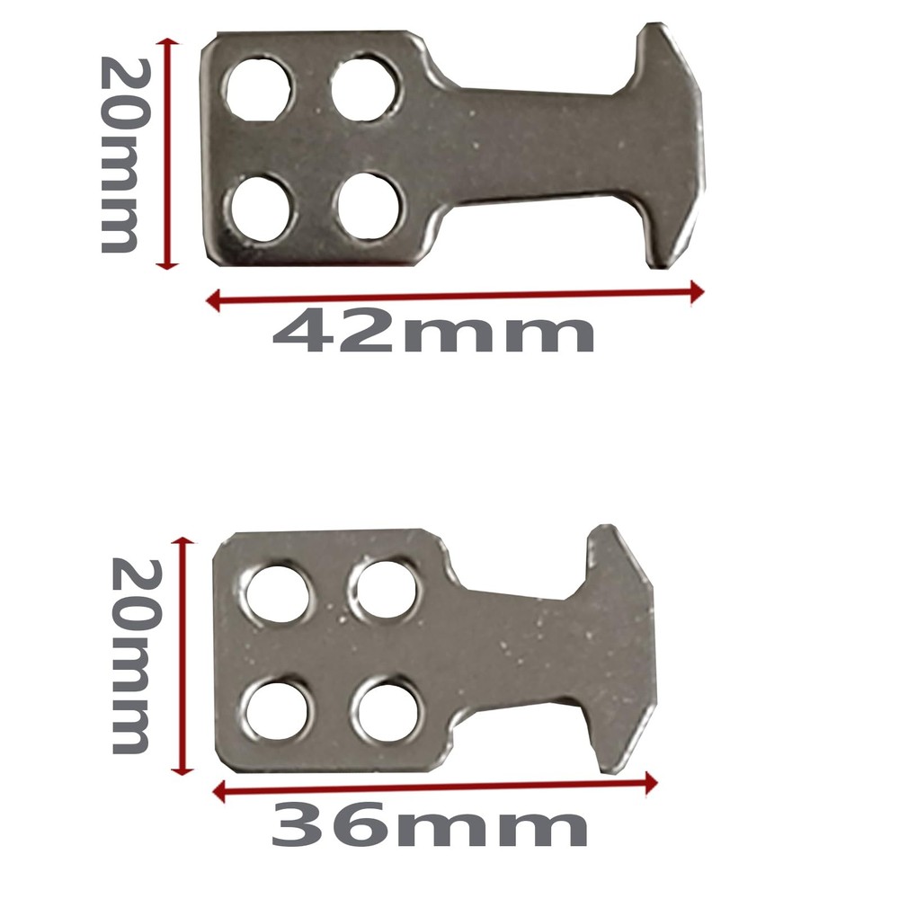 2-Piece Sliding Door Lock with Keys, Embedded Installation, Single-Sided Hook...