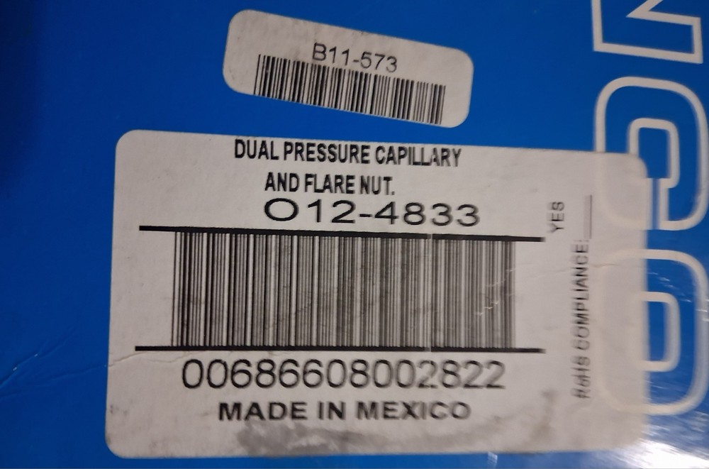 Ranco 012-4833 Dual Pressure Control